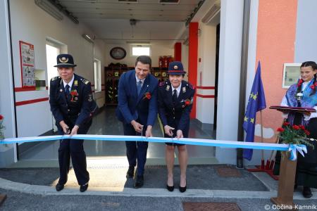 Slovesnost ob odprtju prizidka Prostovoljnega gasilskega društva Tunjice (39)